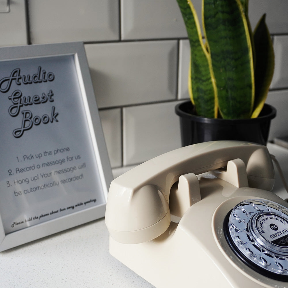 Rental: Audio Guest Book (Telephone-Style) Sohi NZ