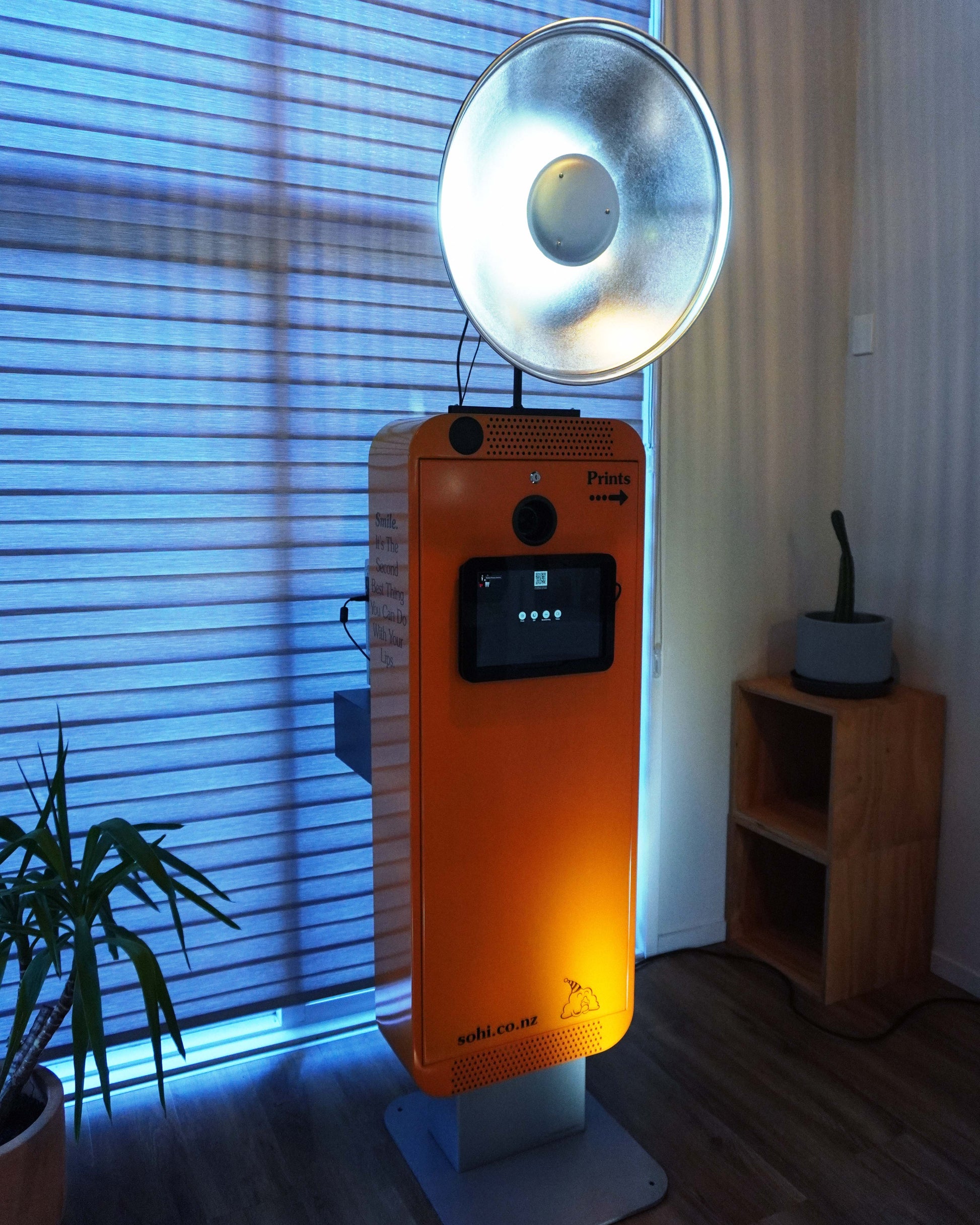 Rental: The 'Orange Box' Photobooth (Christchurch) Sohi NZ