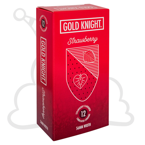 Gold Knight Strawberry Condoms Sohi NZ 
