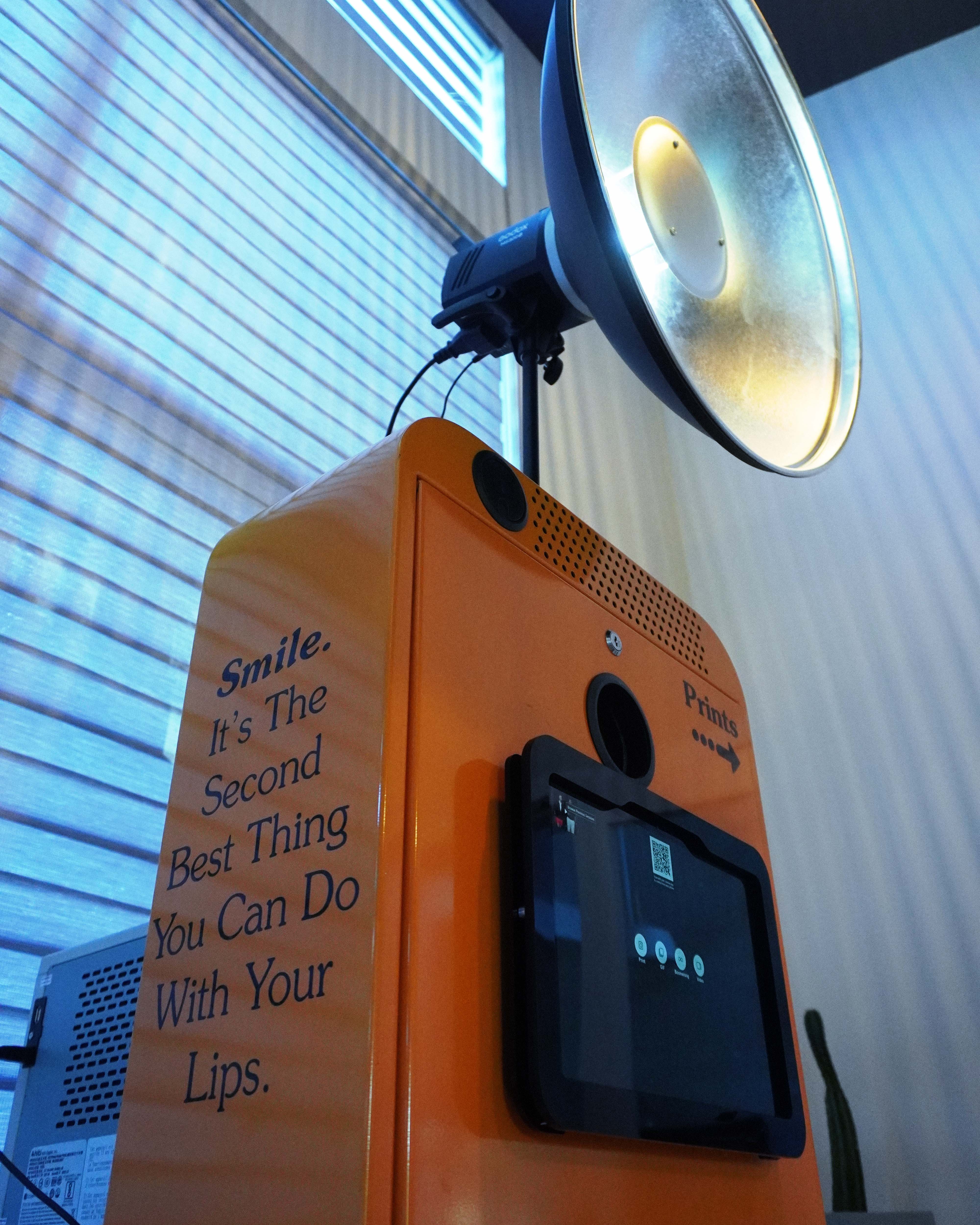 Rental: The 'Orange Box' Photobooth (Christchurch) Sohi NZ 