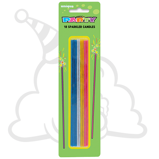 Slim Sparkler Candles (18pc) Sohi NZ 